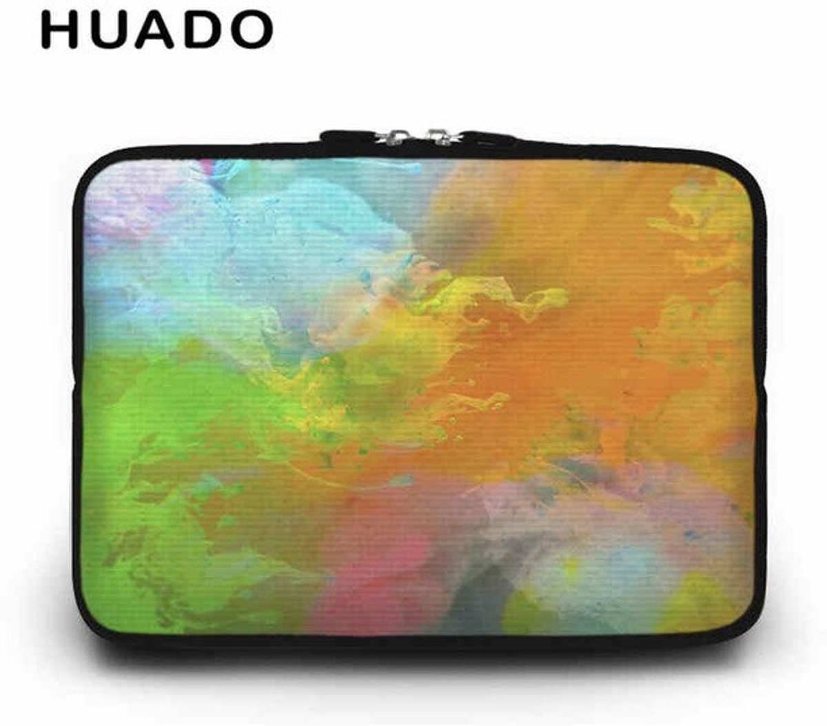 Luxe Laptophoes met Marmer Print Multicolor | 13 inch | Ritssluiting | Laptop Accessoires